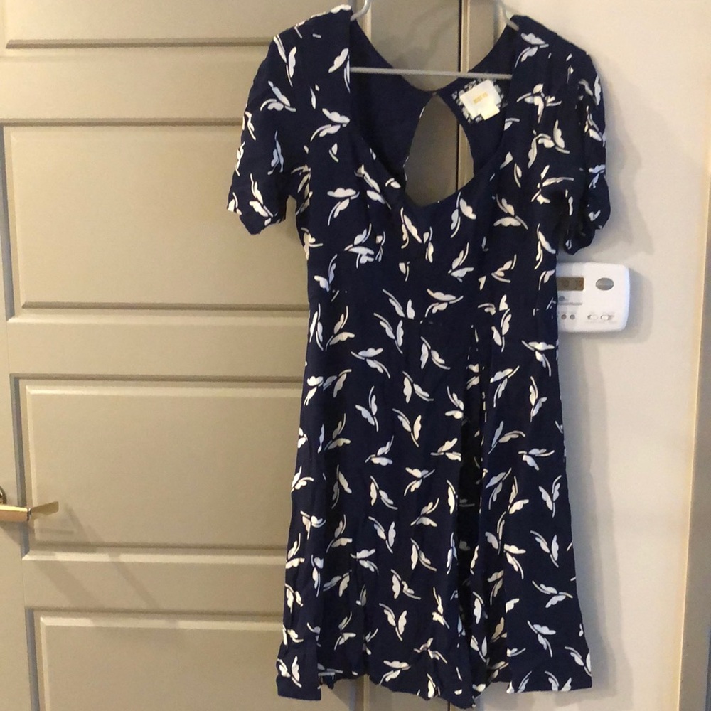 Maeve blue and white dress